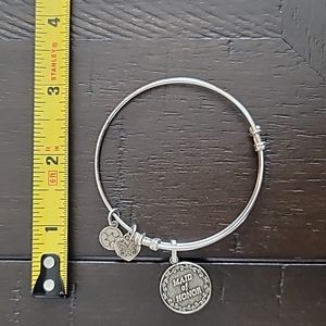 Angelica bracelet for Maid of Honor silver tone MADE IN USA